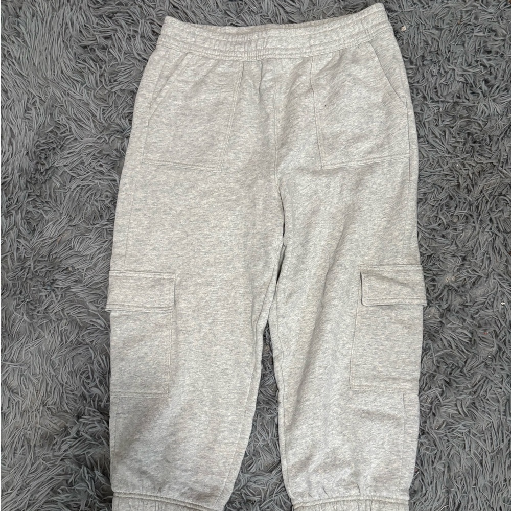 Aeropostale Light Gray Cargo Joggers